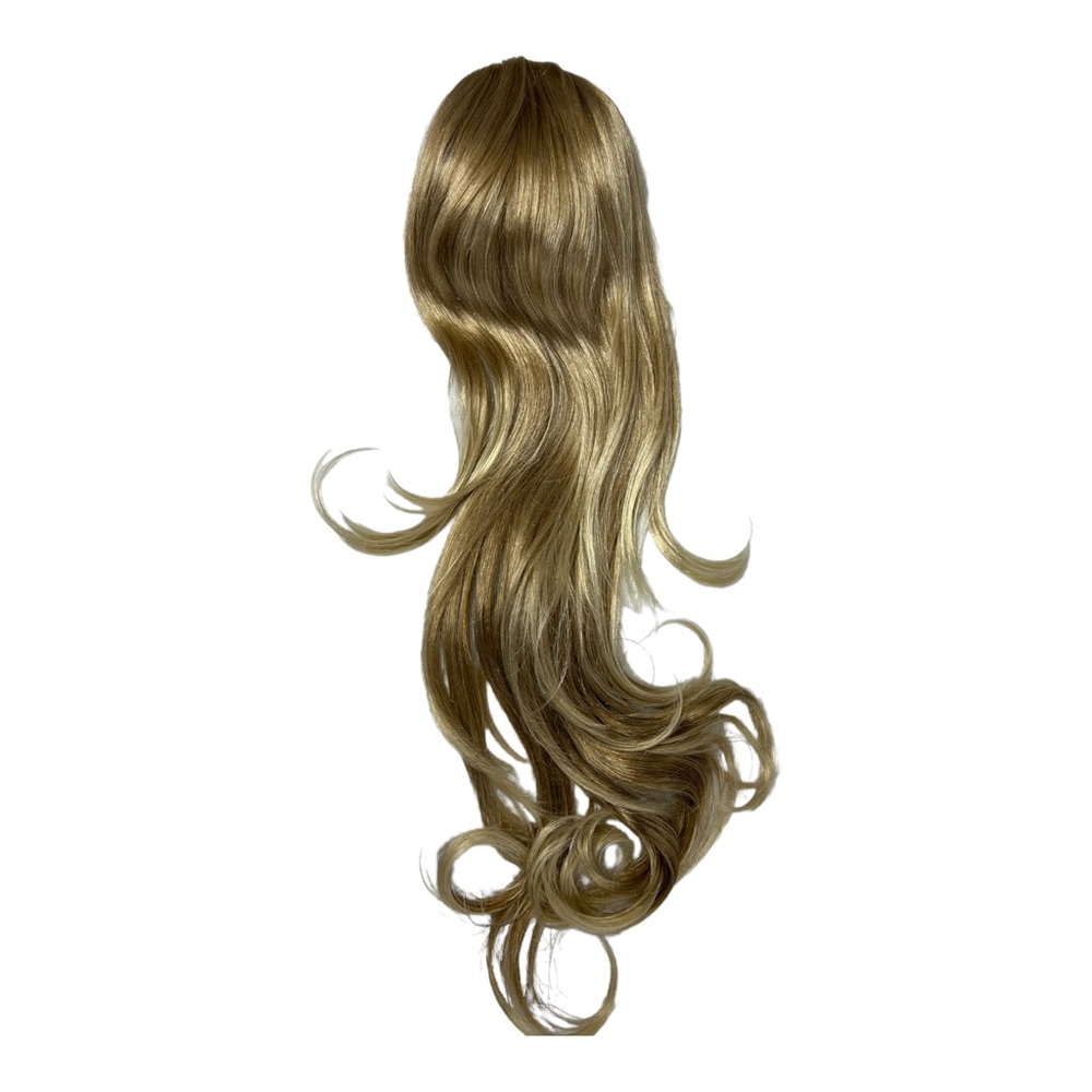 Sepia The One Drawstring Ponytail Long Hair with Curled Ends Blonde, T27.24.613